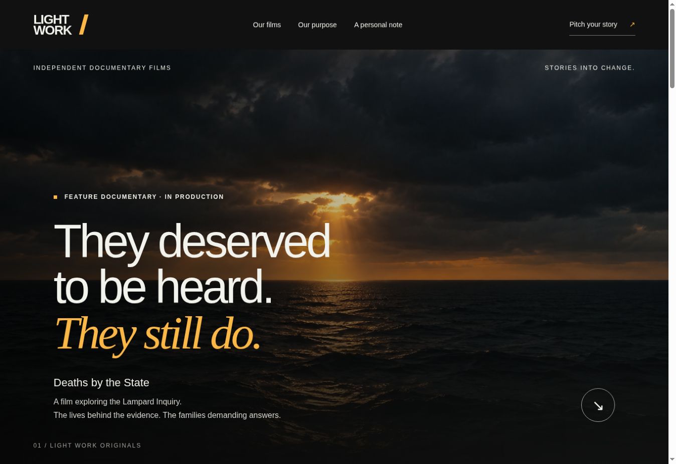 LIGHT WORK homepage